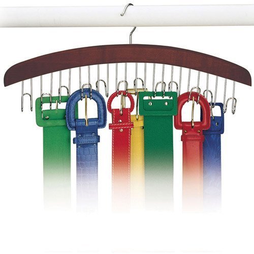 Mayatra'S The Ultimate Wooden Belt Hanger Timber - Also For Ties, Jewellery, Accessories Etc. 1