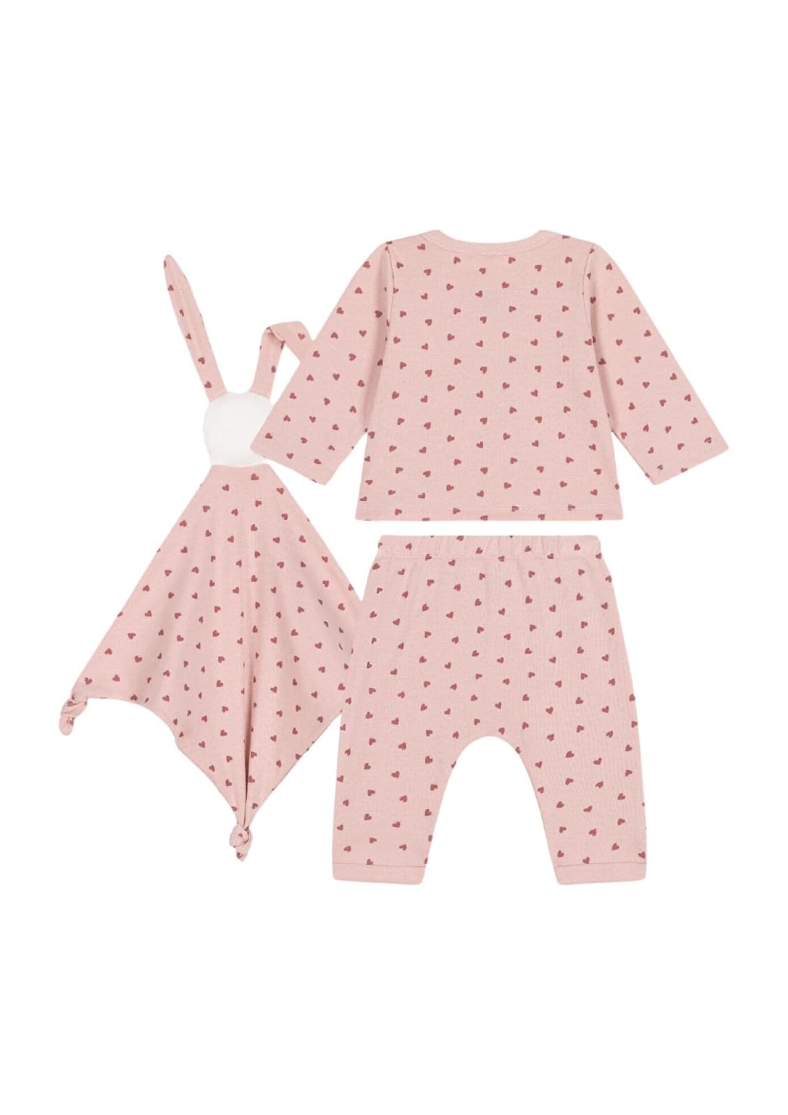 Petit Bateau Baby-Mädchen 3-teiliges Langarm-Set