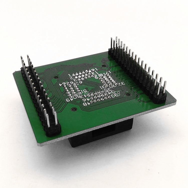 Wiring Connecting Terminals - QFP64 TQFP64 LQFP64 OPENTOP Pin Pitch 0.5mm Burn in Socket FPQ-64-0.5 Test Socket Flash Adapter