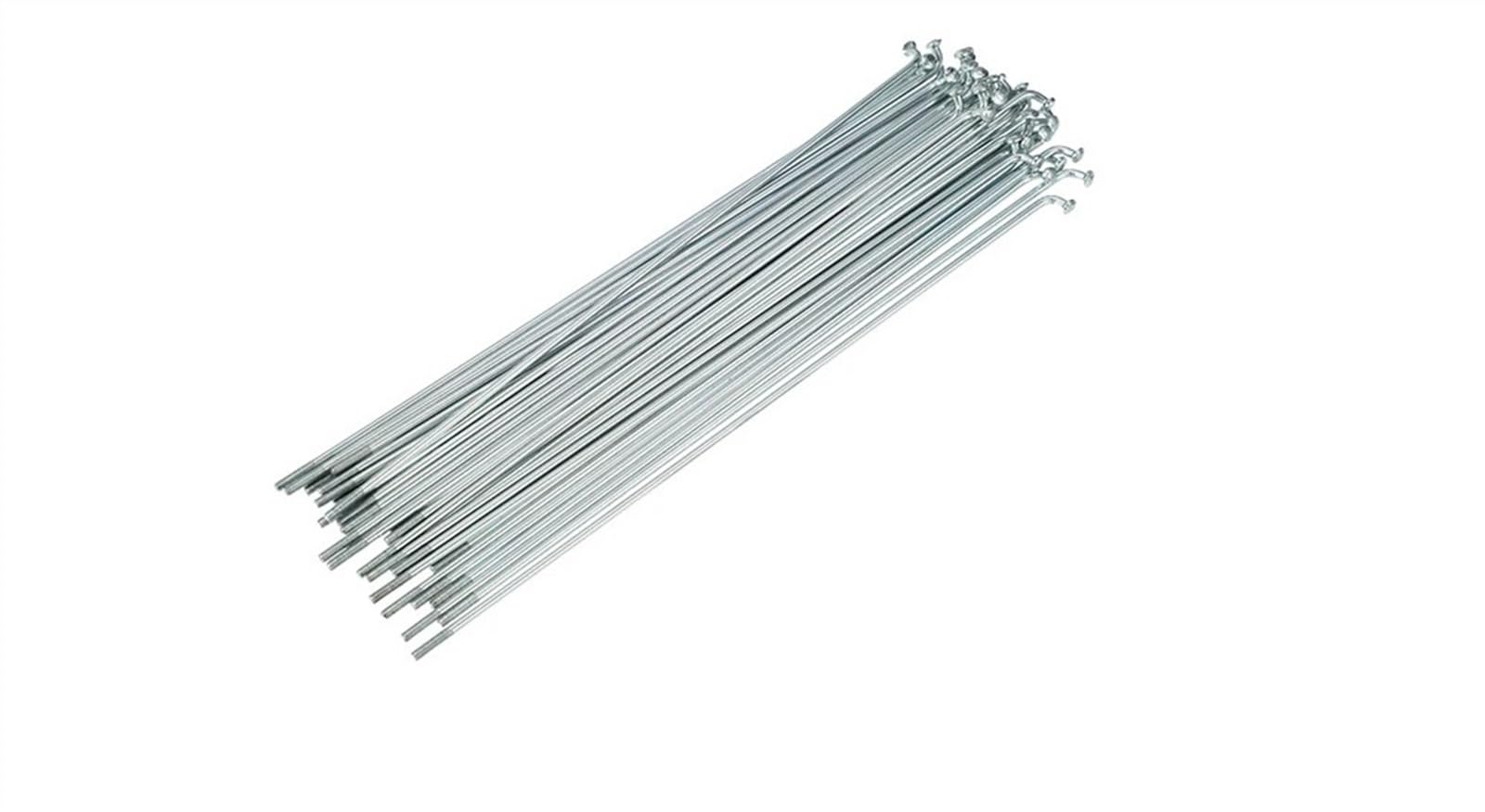 36 raggi a J per bicicletta in acciaio da 183 mm, 172 mm, 146 mm, 137 mm, 133 mm, 128 mm, 125 mm, 115 mm, 113 mm, con nippli