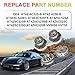 INGKAN AT4Z-6C525-B AT4Z-6256-B Camshaft Timing VVT Sprocket 4Pcs Fits for Ford Edge Expedition Explorer F-150 Flex Taurus, Lincoln MKT MKX MKZ 3.3/3.5L V6 DOHC OE AT4Z6C525B AT4Z6C526B