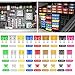 Couslcd 306PCS Car Fuse Assortment Kit, Mixed Vehicle Blade Fuses, Standard & Mini & Low Profile Mini Fuse-2A 5A 7.5A 10A 15A 20A 25A 30A 35A, Car Replacement Accessories for Most Vehicle