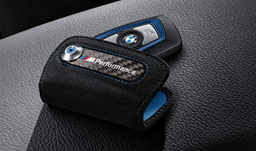 BMW Étui de clé d'origine M Performance en alcantara/carbone F20 F21 F22 F23 F87 F45 F30 F31 F34 F32 F33 F36 F80 F82 F83 F10 F11 F12 F13 F25 F26 F15 F85 F16...