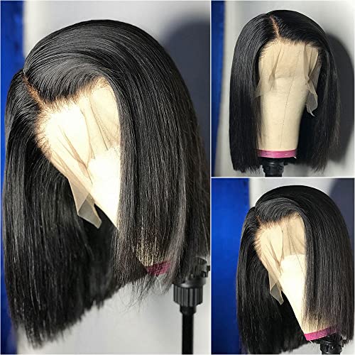 Wig Short Bob Wig 13x4 Straight Lace Frontal Human Hair Wigs for Black Women T Part Lace Bob Human Hair Wig 13x4 Lace Wig 14inch