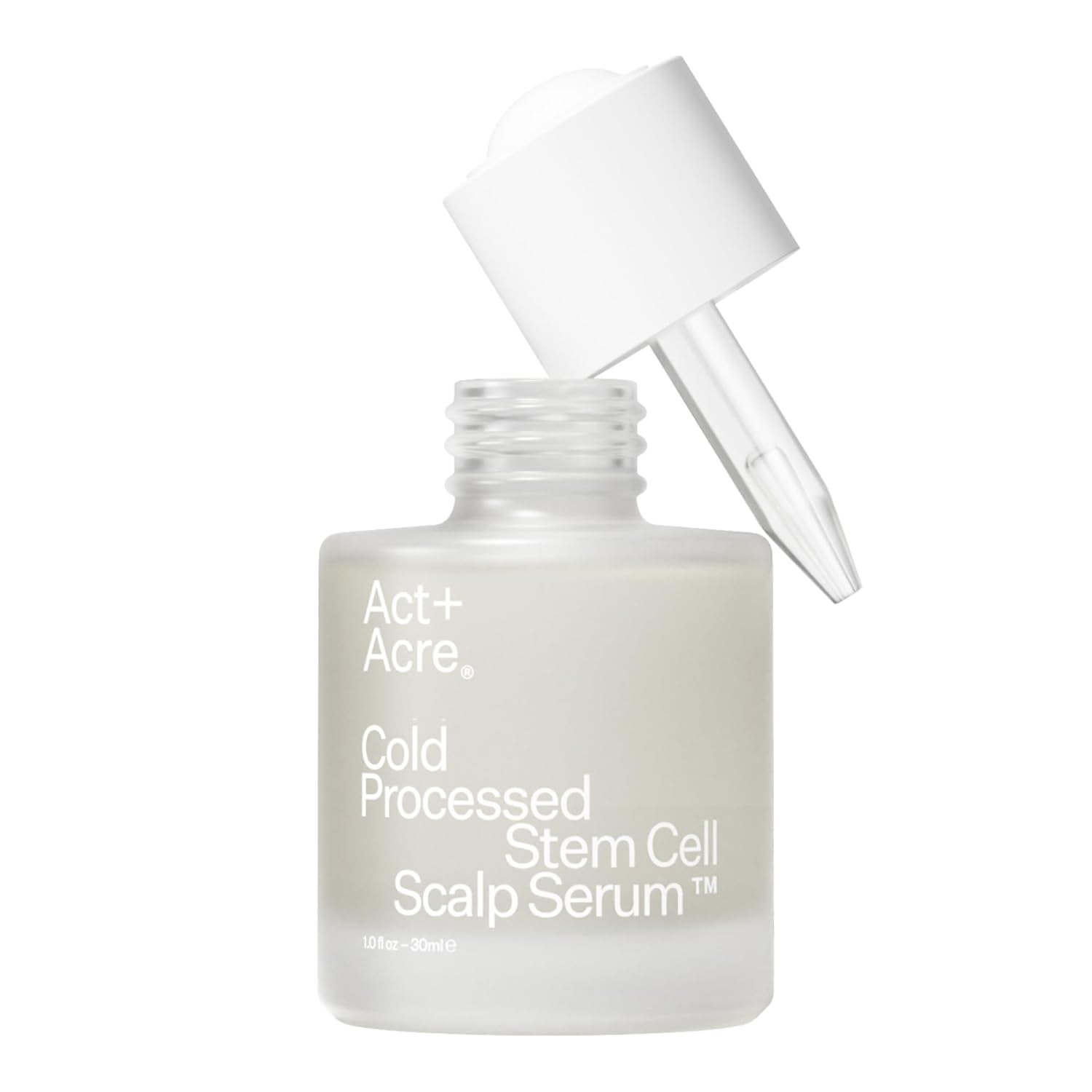 Act+Acre Cold Processed Stem Cell Scalp Serum – Promotes Thicker and Fuller-Looking Hair – Soothes and Hydrates the Scalp – Sulphate and Paraben Free – Aloe Vera for Improved Scalp Health – 1 fl oz. Act+Acre Cold Processed Stem Cell Scalp Serum – Promotes Thicker and Fuller-Looking Hair – Soothes and Hydrates the Scalp – Sulphate and Paraben Free – Aloe Vera for Improved Scalp Health – 1 fl oz.