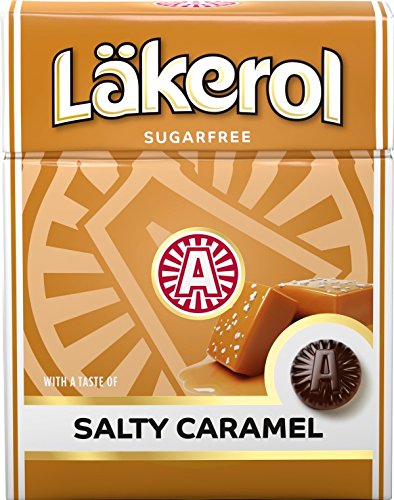 Lakerol Sugar-Free Salty Caramel Sweet, 0.8 Ounce (Pack of 24)