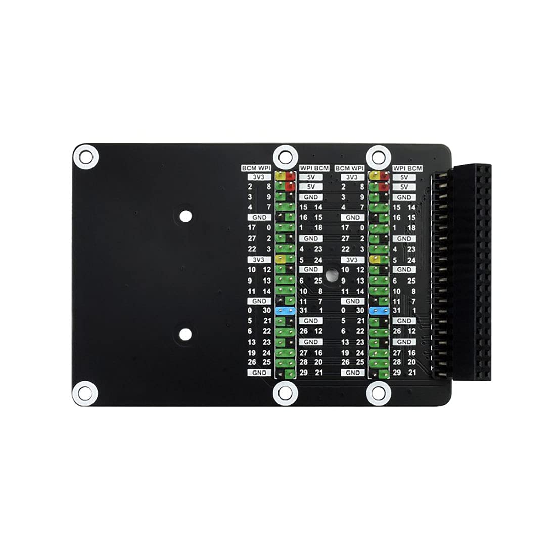 Raspberry Pi 400 GPIO Header Adapter, 2x 40PIN Header, Leaning Version,Angled Header Expansion, Convenient to Use HATS-picture-13