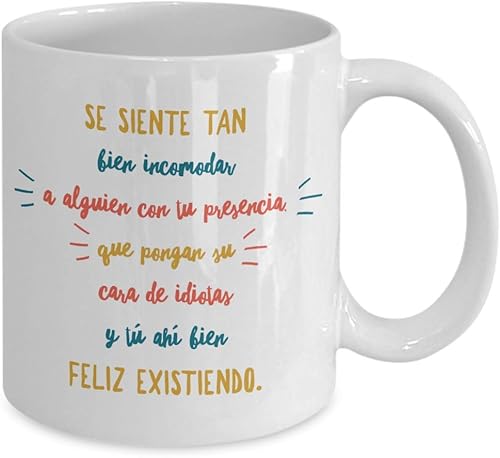Miniatura 2 de Taza de Café Incomodar Vaso, taza café divertidas, tazas personalizadas, taza de café inspiradoras, taza con mensajes positivos.
