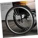 WRITWAA 22-Inch Wheelchair PU Foam Solid Tire Airless Elastic Rear Wheel Replacement for Standard Wheelchairs Sturdy Accessory for Outdoor Use
