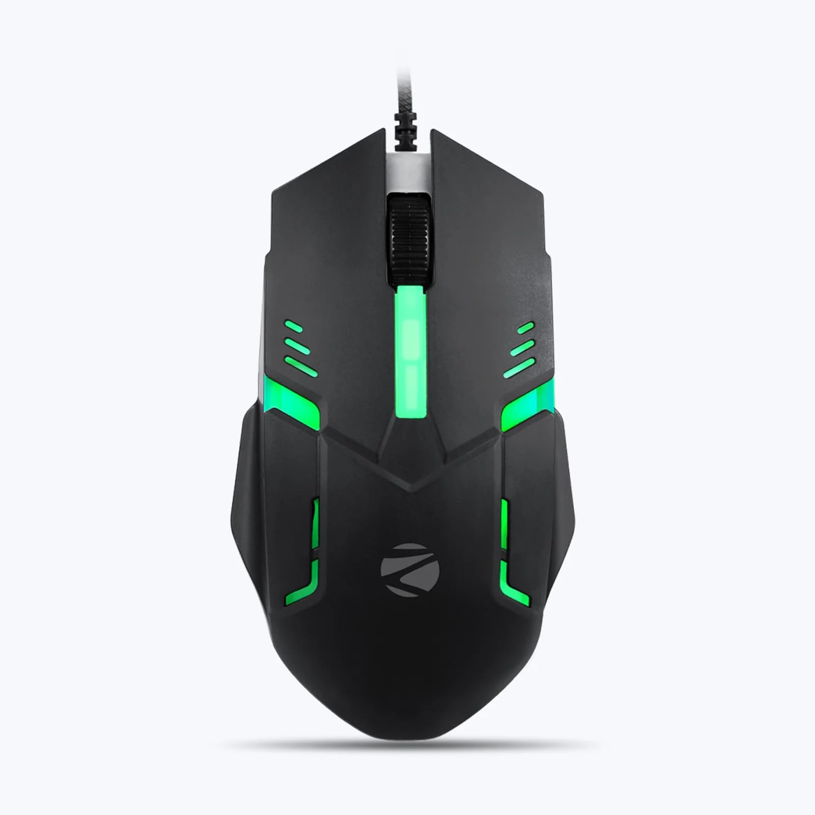 ZEBRONICS Zeb Scorpio Pro with a High-Performance Gold-Plated USB Mouse: 3 Buttons, Multi-Color LED Lights,High-Resolution Sensor with 1.3 metre Braided Cable, and DPI Switch(Black)-image-10