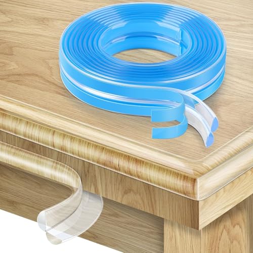 Image of EKDHRA 9-Meter Edge Protector, Baby Proofing Edge Protector Strip for Baby, Child Proof Table Edge Protectors Guards Safety Bumper Cover for Furniture Desk Crib Gate Bed Wall Soft Silicone