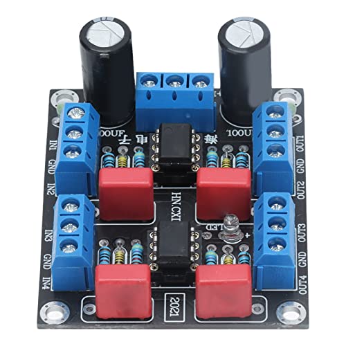 Preamplifier Board Power Supply 4 Channel Audio Amplification Module DC 12V?15V NE5532