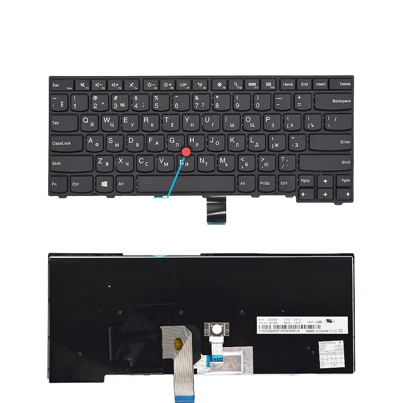 Clavier T450 QWERTY idéal pour le télétravail et la saisie nomade sur portable T440S