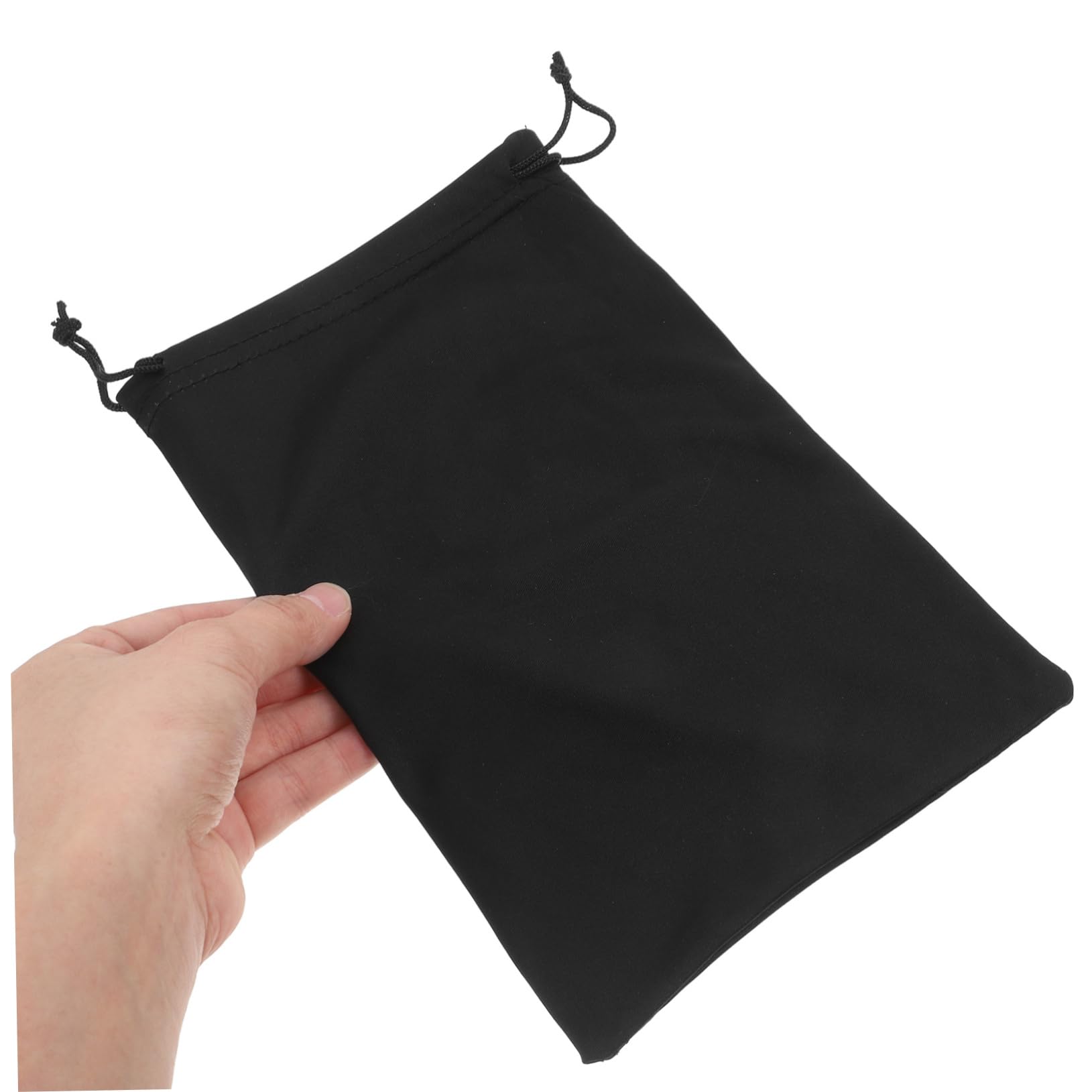 YARNOW Custodia Per Occhiali Da Sci e Maschera Da Neve in Microfibra Nera 25x14 Cm, Set 10 Pezzi Leggeri e Protettivi Per Trasporto e Conservazione, Per Sport Invernali e Outdoor
