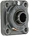 Sealmaster SF-16 Standard Duty Flange Unit, 4 Bolt, Regreasable, Felt Seals, Setscrew Locking Collar, Cast Iron Housing, 1" Bore, 3-3/4" Overall Length, 2-3/4" Bolt Hole Spacing Width, 17/32" Flange Height