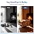 Firewood Rack Outdoor w Thicken Cover, 35 Inch Indoor Firewood Rack - Stable Curved Firewood Storage Heavy Duty & Rustproof Metal Firewood Holder w Hook for X-mas Decorations or Tools Nearby Fireplace