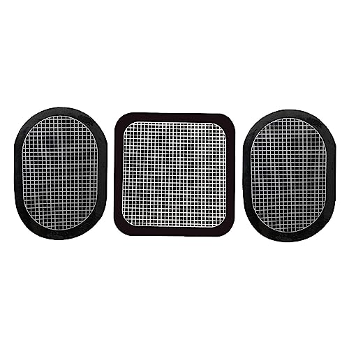 Decorhome Almohadillas de gel para electrodos, almohadillas de gel de repuesto para electrodos, electrodos de gel autoadhesivos, parches de electrodos de repuesto para masaje abdominal