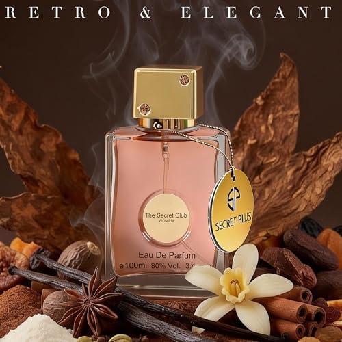 Image of AFLUXE The Secret Club Women's Perfume 3.4 Fl. Oz Eau de Parfum, Floral & Sweet Fragrance, Long Lasting Classic Feminine Scent