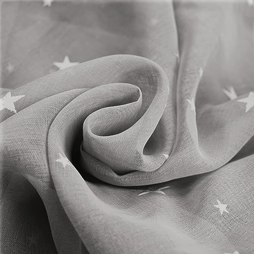 Eimilaly Stelle tende trasparenti Glow in The