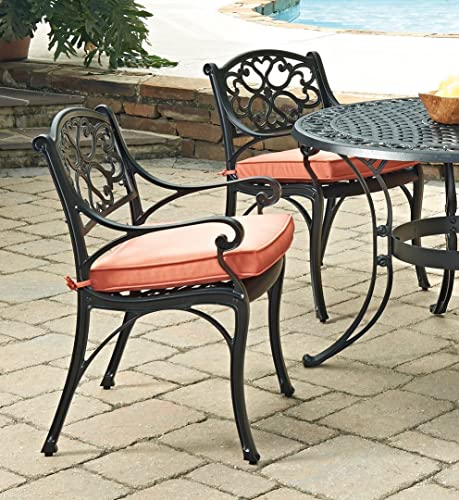Homestyles 6654-80 Outdoor Chair Pair, Black #TOP1