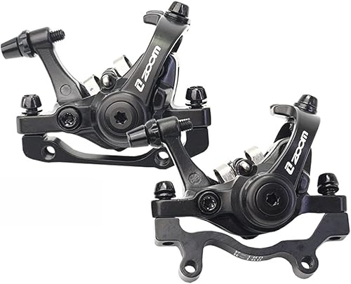Miniatura 2 de Zoom MTB Mountain Bike Freno de disco mecánico Freno de disco delantero y trasero Rotor flotante 6.299 in con pernos y cable