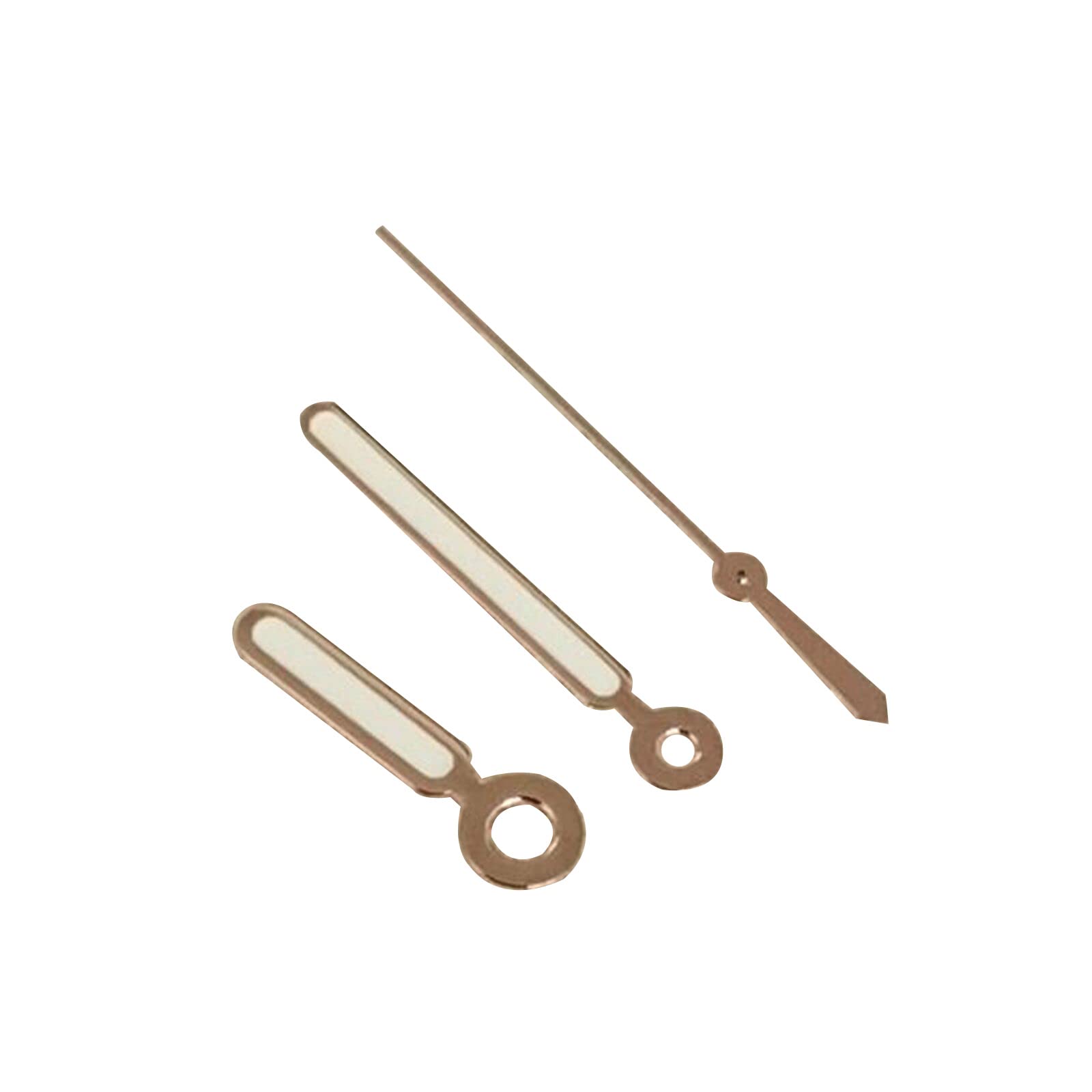SHEAWASHEAWA Replacement Rose Gold-edge White Watch Hands Watch for NH35/364R Automatic Movement Accessories