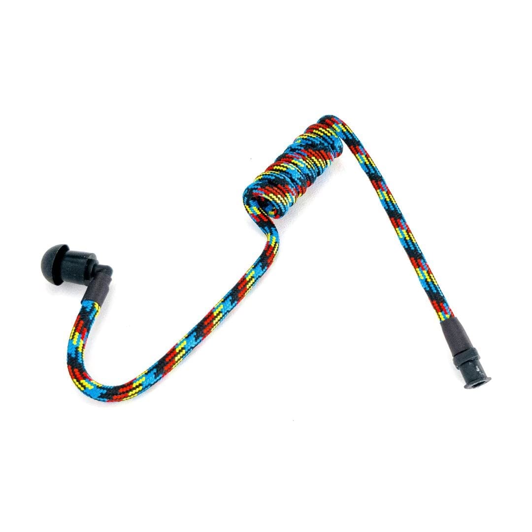 Grip Support Earpiece for Walkie Talkie Headsets - Many Styles/Comfortable/Tubeez/Surveillance/Two Way Radio (Sonic Rainbow)