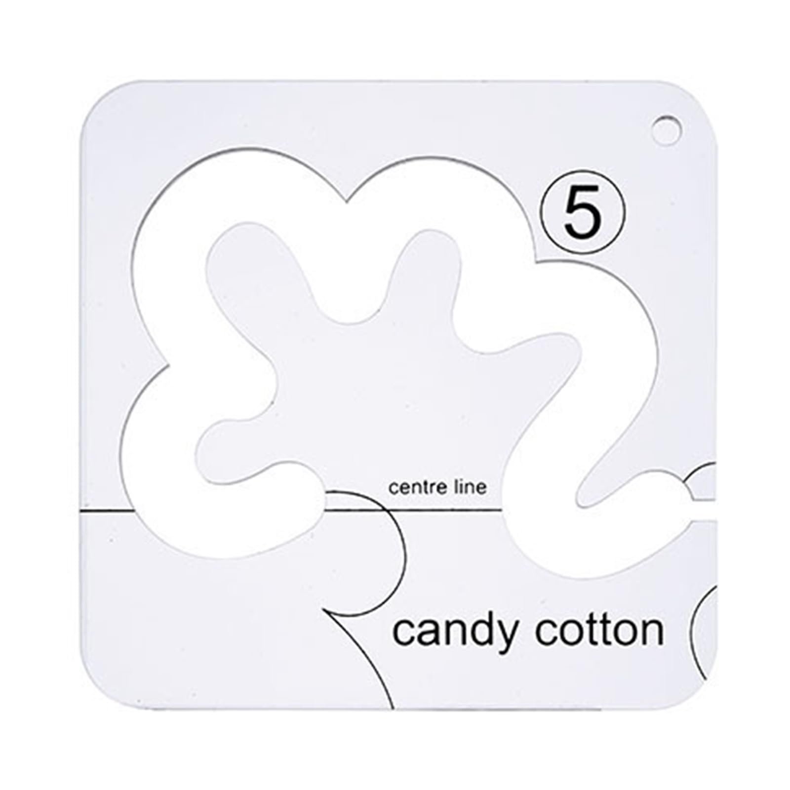 Buxuaaaa 9 Models Quilting Template Sewing Ruler Acrylic Sewing Machine Template Ruler Tool For Patchwork Special-Shaped Fabric Measuring Tool