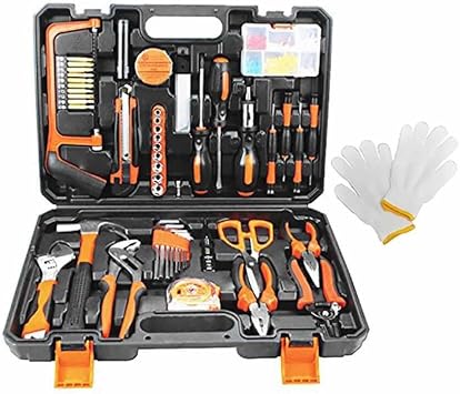 ONE STEP Precision Tools, Home Tool Set, 102 Piece Tool Set, Garage Tool Set, Tool Kit, For Home Repair & Work Use, Japanese Instruction Manual Included