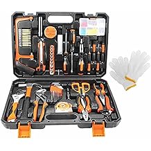 ONE STEP Precision Tools, Home Tool Set, 102 Piece Tool Set, Work Tool Set, Garage Tool Set, Tool Kit, For Home Repair & Work, Japanese Instruction Manual Incruded