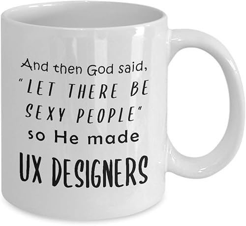 Miniatura 2 de Funny Gifts for UX Designer Coffee Mug Tea Cup - User Experience UI User Interface Design Artist Team Dept Graphic Digital Multimedia Creative Cute