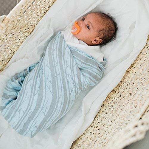 GRACED SOFT LUXURIES Muslin Swaddle Blankets | Breathable, Luxury, Soft & Decorative Baby Swaddle Blanket | Woodland Forest, 2-Pack - 47" x 47"