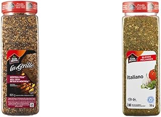 La Grille, Grilling Made Easy, Montreal Steak Spice Seasoning, 825g &, Quality Natural Herbs & Spices, One Step Seasoning, Italiano, 510g (17.99oz), Product of Canada