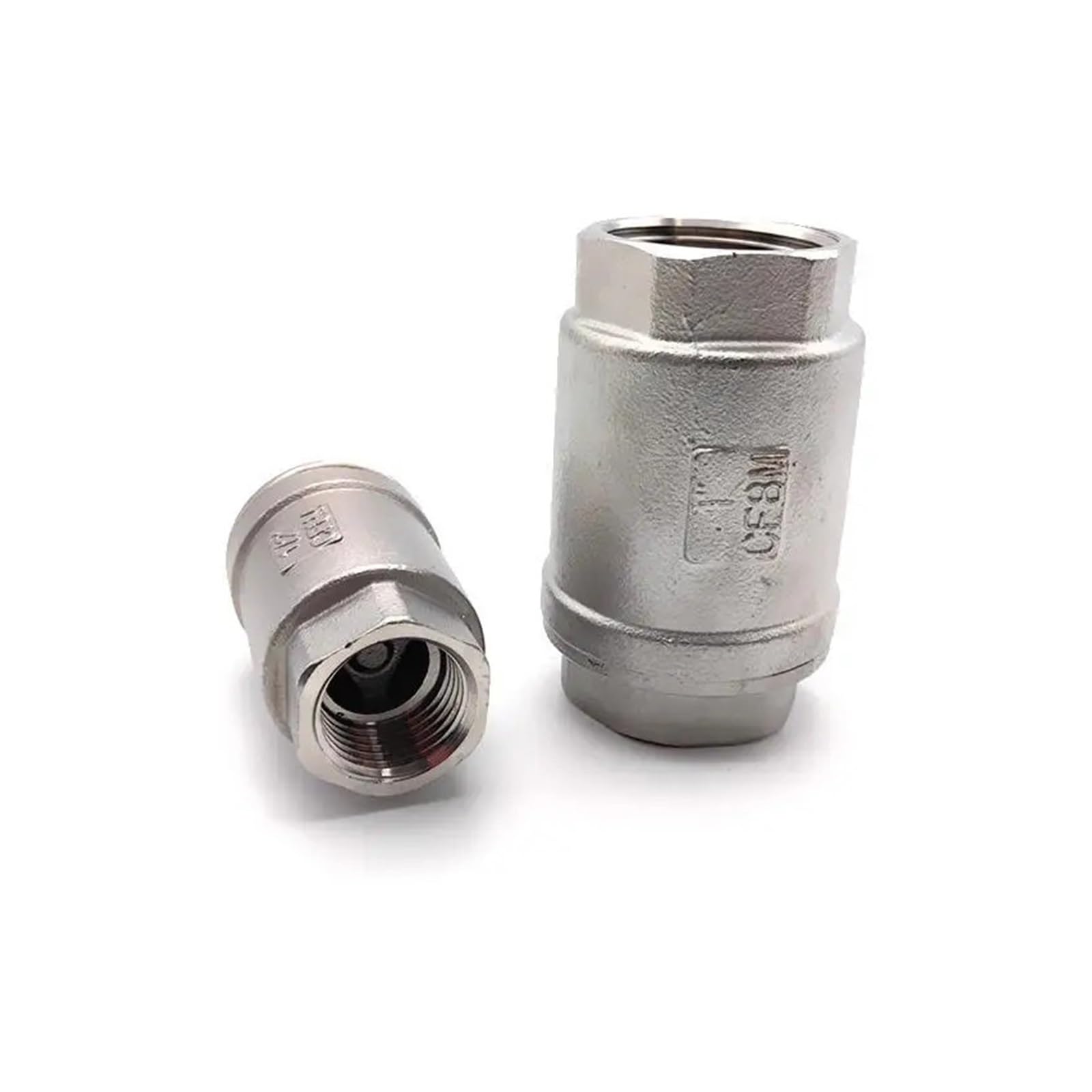 Válvula de retención vertical unidireccional de rosca interna de acero inoxidable BSP 304 de 1 pulgada