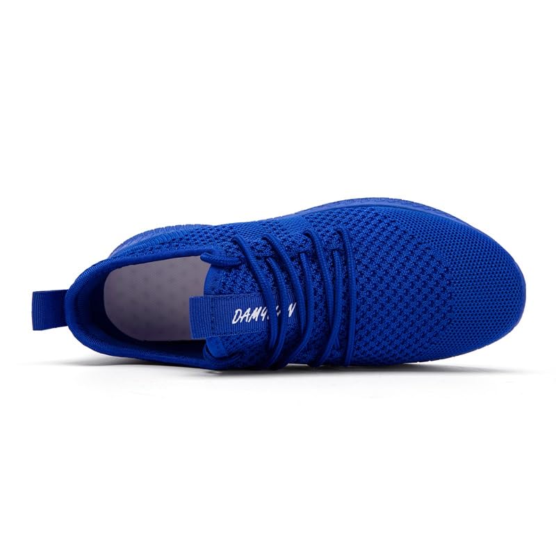 Image of DLWKIPV Mens Slip On Shoes Tennis Walking Gym Athletic Running Fashion Sneakers Workout Footwear Casual Sport Outdoors Breathable Knitted Mesh Lightweight