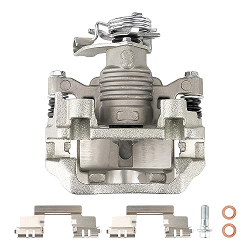 Image of KAX Disc Brake Caliper Assembly Fit for Malibu 2004-2012, G6 2005-2010, HHR 2008-2010, Aura 2007-2009, G5 2007-2009, Cobalt 2005-2008, Ion 2004-2007, Rear Right Passenger Side