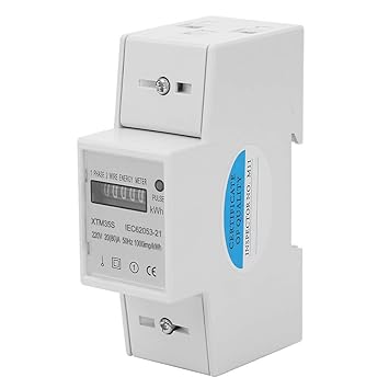 Din-Rail Energy Meter, 1 Phase Din Rail Energy Meter 1 Phase Electric Meter, for Home Laboratory