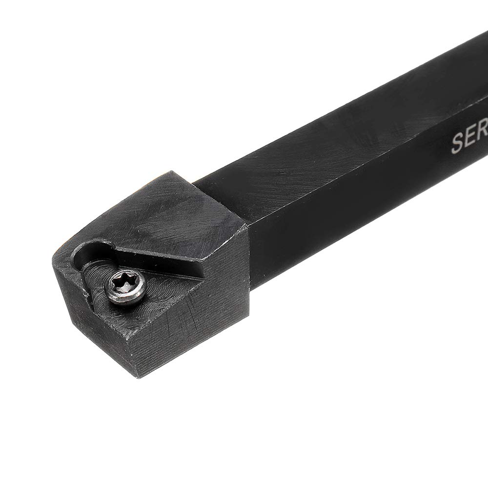 Ser1212H16 Externe Thread Turning Tool Holder 12X100Mm Lathe Boring Bar For 16Er Ag60 Inserts