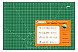Sdanart Self Healing Cutting Mat: 24"×36" Double Sided 5-Ply Rotary Cutting Board for Sewing, Crafts, Quilting, Fabric, Hobby, Art Project