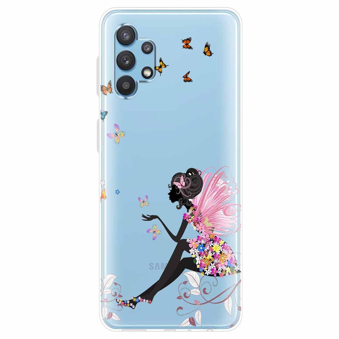 Fashionury Silicone Designer Soft Back Cover Case Compatible for Samsung Galaxy M32 5G-D0471, Multi-Coloured (B09WDNFG93) Amazon Price History, Amazon Price Tracker