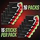 Wrigley’s 5 Prism Sugar Free Gum, Watermelon, 15 Piece, 10 Count by Essential Beverages [Foods]