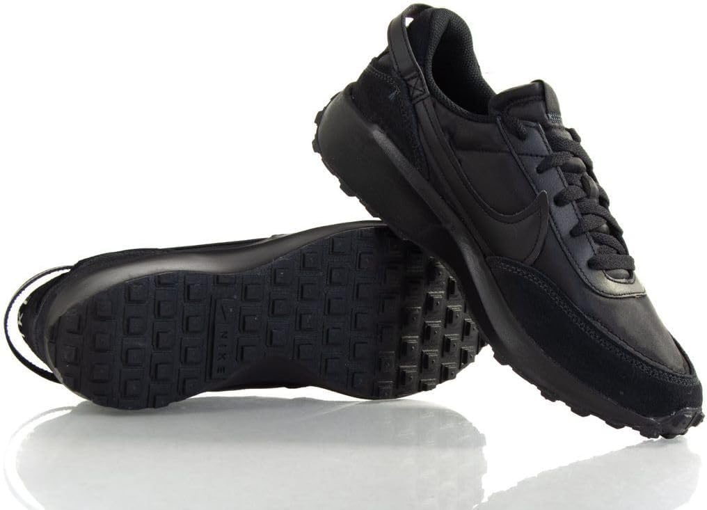 Men's Nike Waffle Debut Trainers - Black Noir