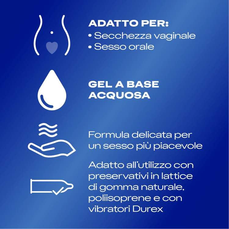 Durex Masturbatore Uomo, Sex Toy Morbido e Waterproof, Facile da Pulire, 3 Modalità Effetto Bocca, 7 Modalità di Vibrazione + Durex Gel Feel Lubrificante Intimo a Base d’Acqua, 50 ml