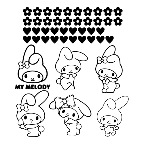Vinilo decorativo My Melody 21 x 16 pulgadas miniatura 1