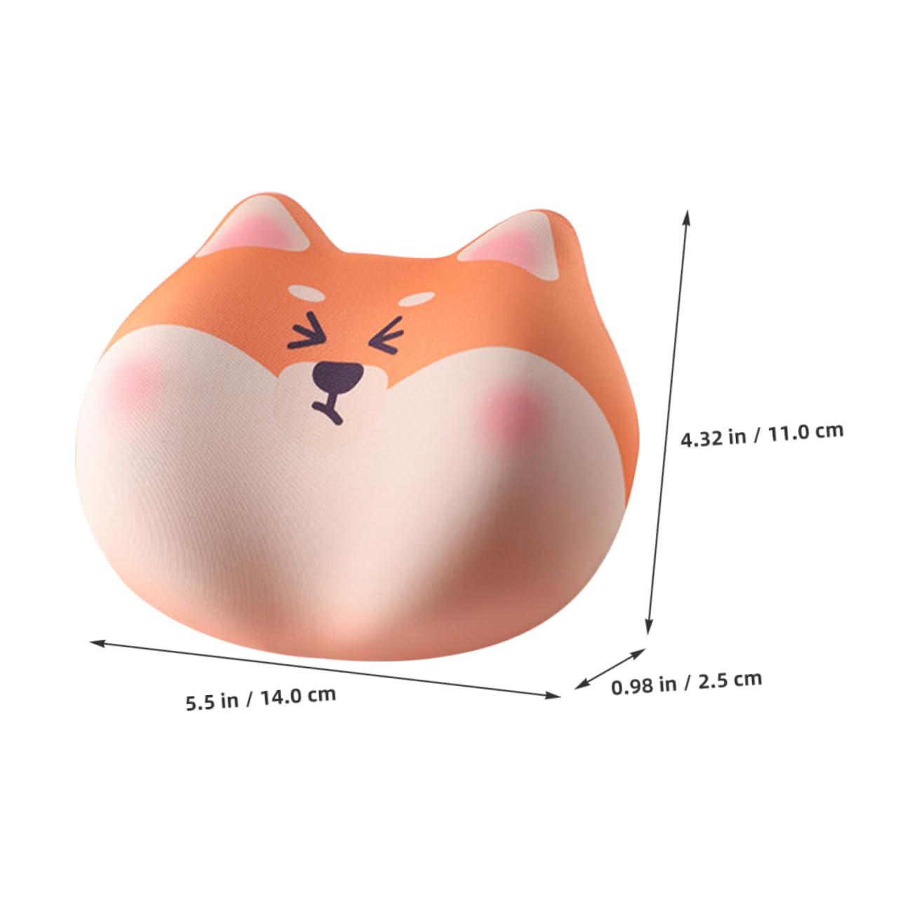 jojofuny 5pezzi Ergonomico Per Stampa Adorabili Cuscino Per Computer e Mouse Poggiapolsi Antiscivolo Per e Casa Comfort Per Attività