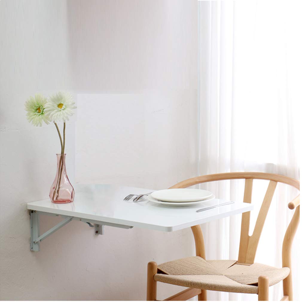 Bureau d'apprentissage compact et table de salle à manger murale blanche