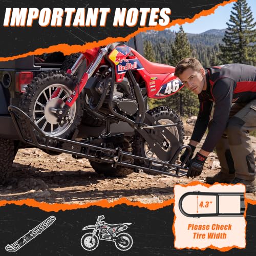 IRILIA Tilting Motorcycle Hitch Carrier