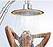 KouRy Shower Head - High Pressure Rain - Luxury Modern Look - Easy Tool Free Installation - The Perfect Adjustable Replacement for Your Bathroom Shower Heads (Silver)