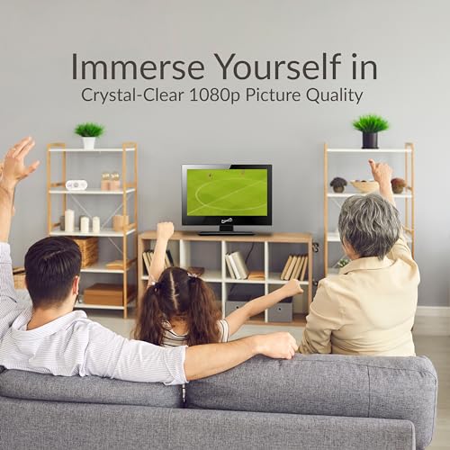 Image of Supersonic SC-1311 13-Inch DLED HDTV with Dual Tuners, HDMI Input, Stunning 1080p Resolution, 16:9 Aspect Ratio, Vibrant Colors, USB Playback, Wall Mountable Design and AC /DC Compatibility