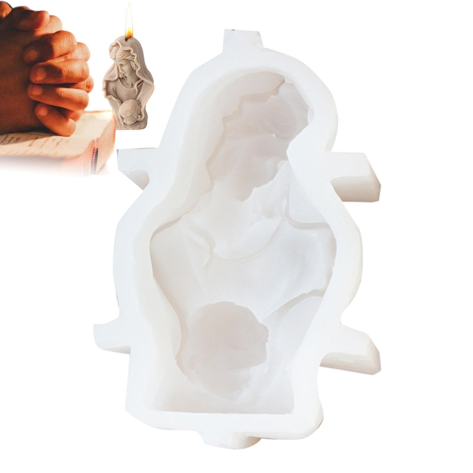 Moule en silicone crèche pour décoration de bureau et loisirs